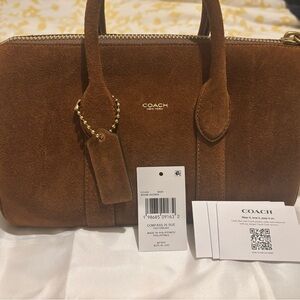 Coach Compass 25 - Warm Brown in Suede